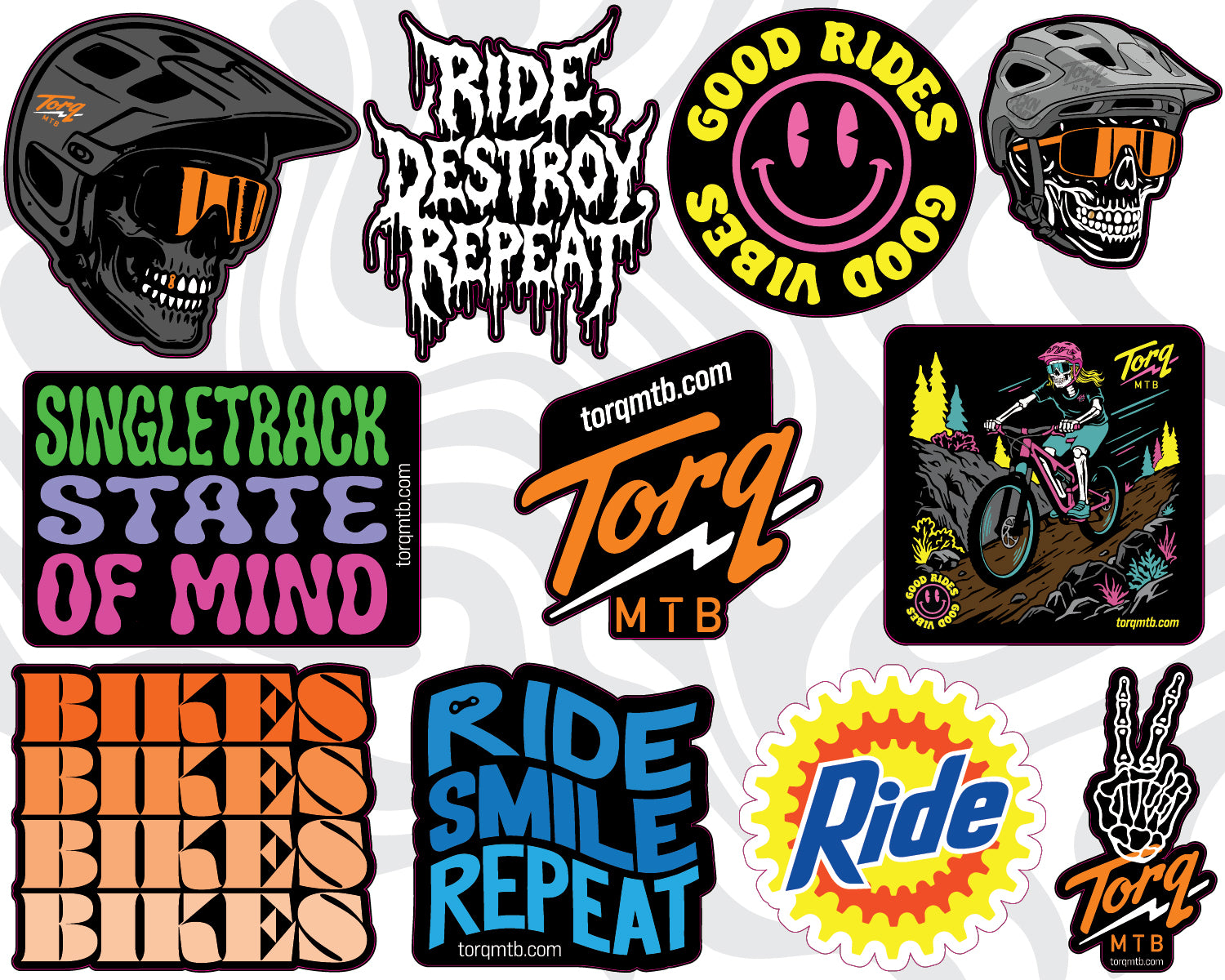 Torq MTB Sticker Pack