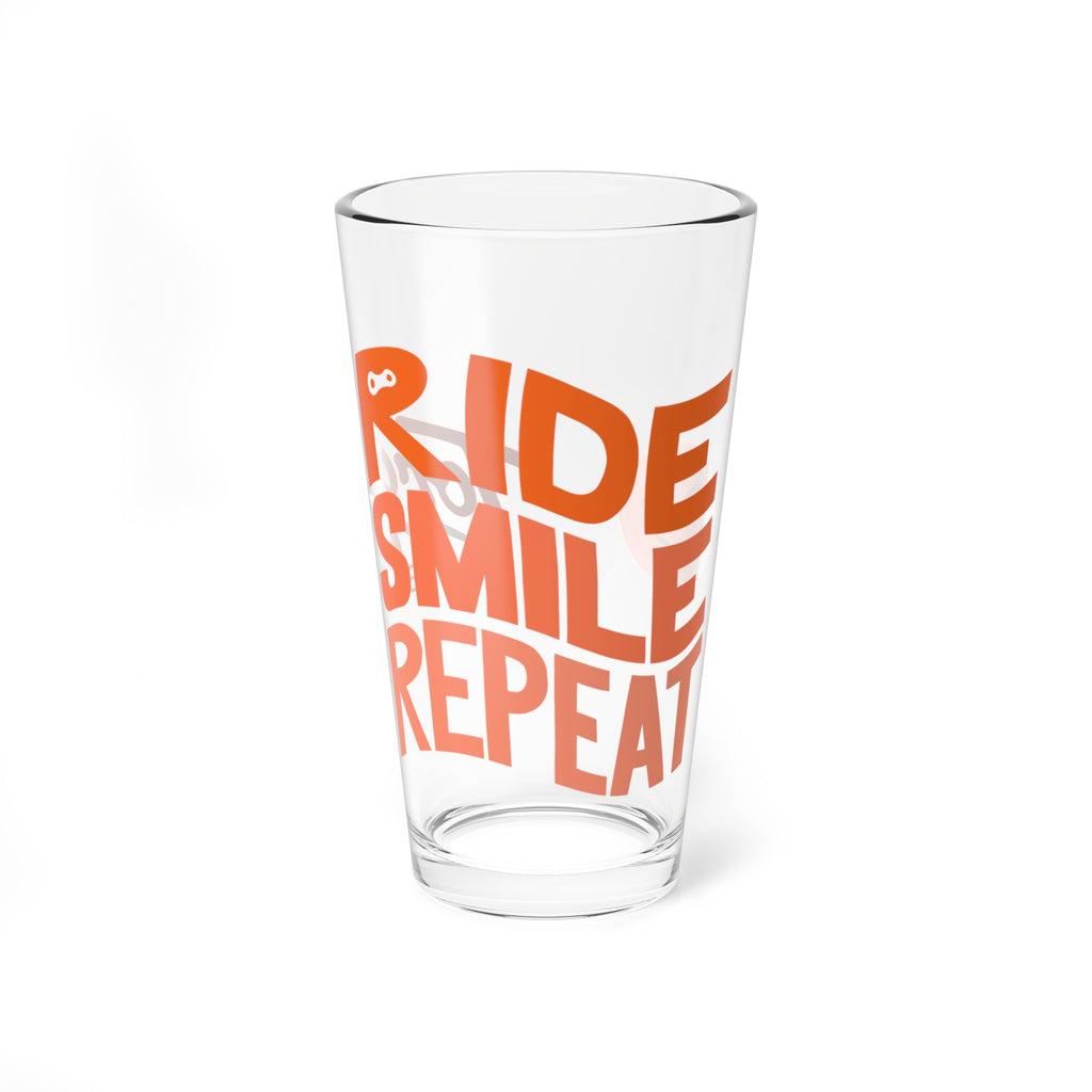 Ride, Smile, Repeat Pint Glass
