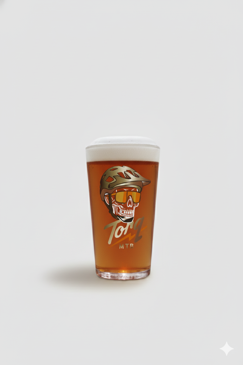 Post-Ride Pint Glass