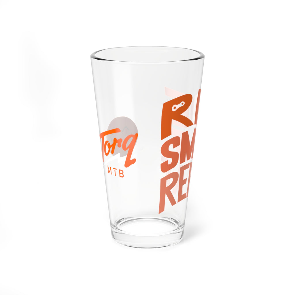 Ride, Smile, Repeat Pint Glass