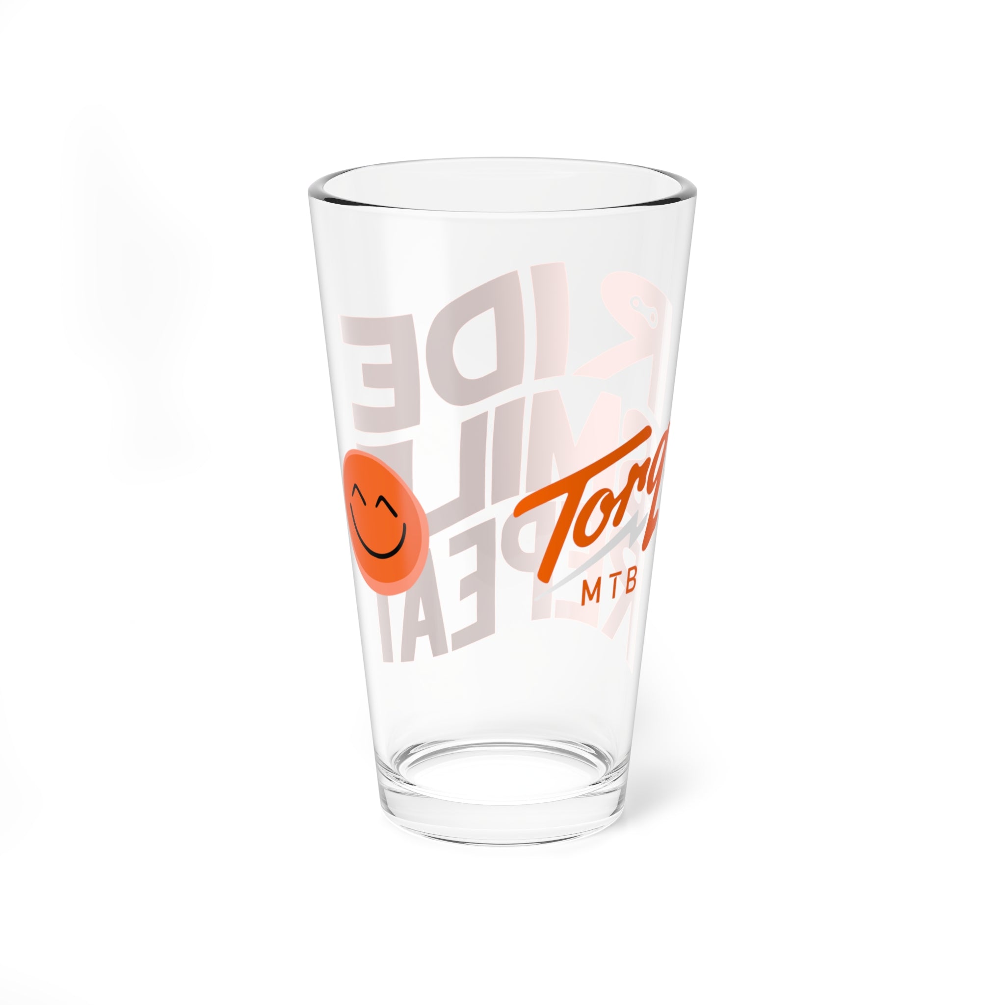 Ride, Smile, Repeat Pint Glass