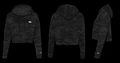 BLKND ⚡ Women's "Ride, Smile, Repeat" Crop Hoodie
