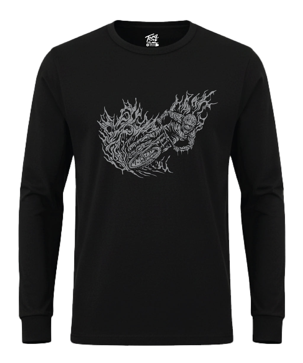 Ride, destroy, Repeat Cotton Long Sleeve (Not Polyester)