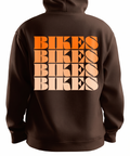 Torq MTB pullover hoodie featuring bold bike-themed graphics, soft fabric, and comfortable fit for cycling enthusiasts.