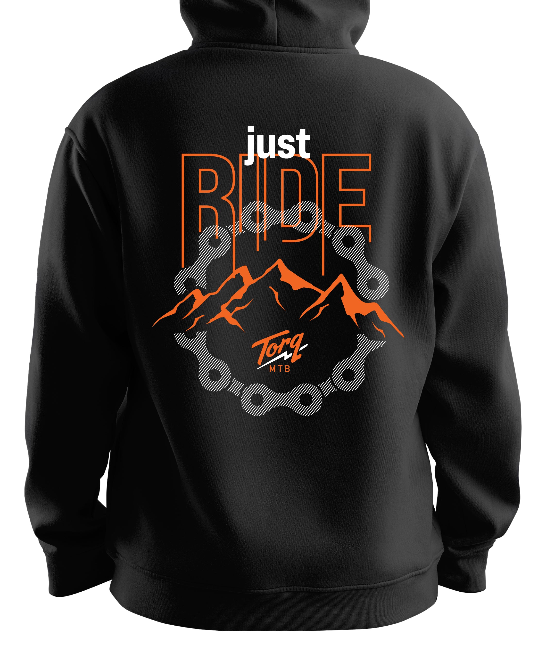 Just Ride Zip-Up Hoodie