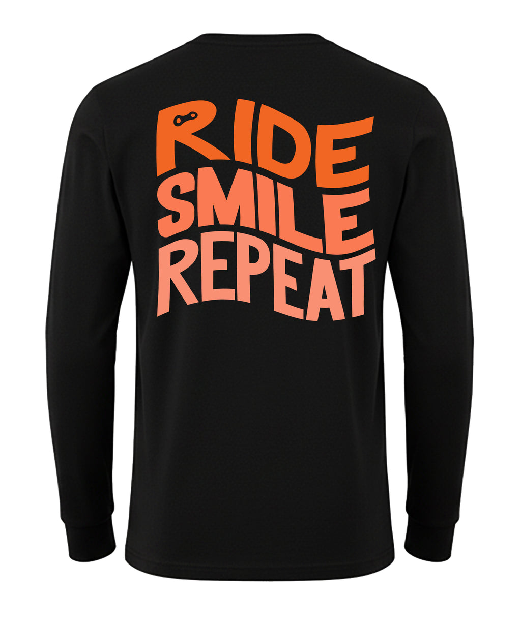 Ride, Smile, Repeat Long Sleeve T-Shirt