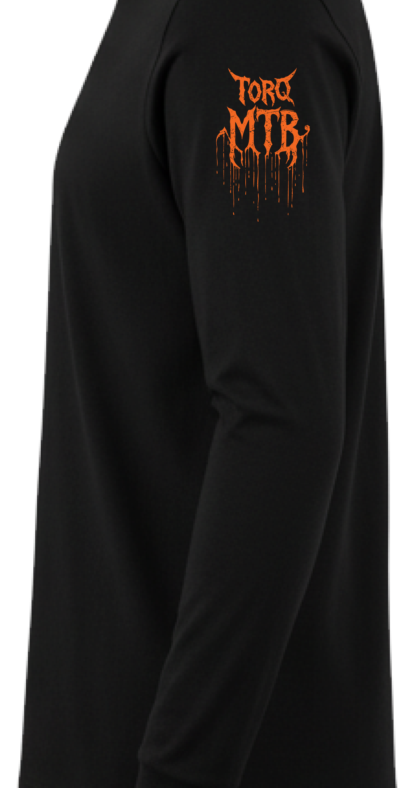 Long-sleeve MTB jersey by Torq MTB featuring bold "Ride, Destroy, Repeat" graphic design on breathable fabric.