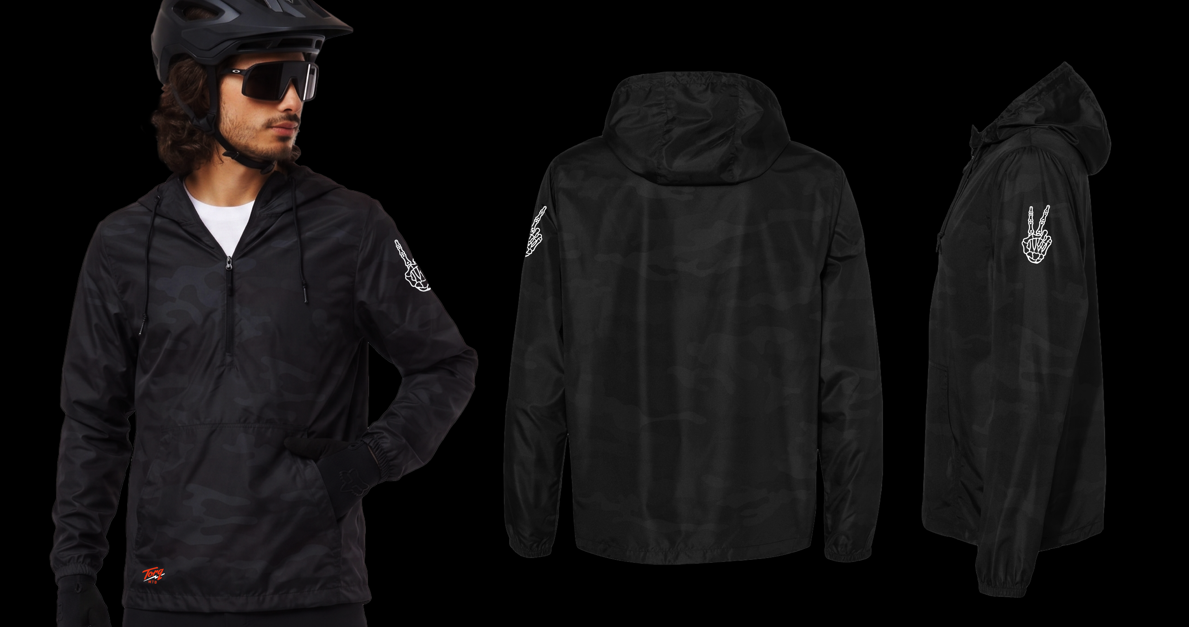 BLKND ⚡ Men's "Peace" Anorak Windbreaker