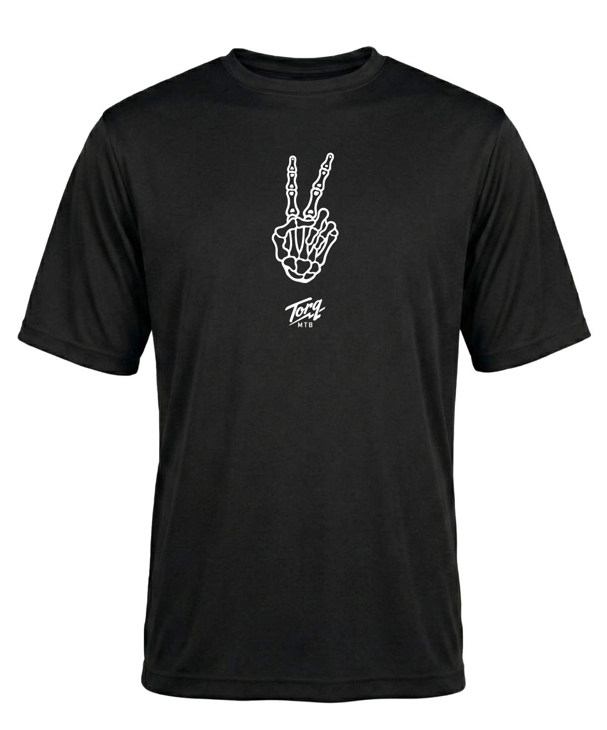 Torq MTB Apparel Peace! graphic tech jersey featuring a vibrant peace symbol design on a lightweight cycling jersey.