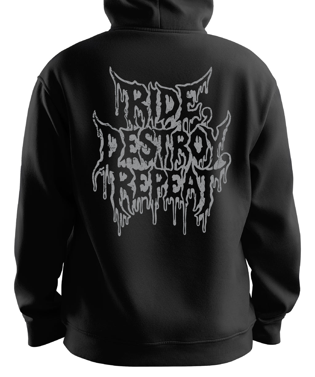 Ride, Destroy, Repeat Pullover Hoodie