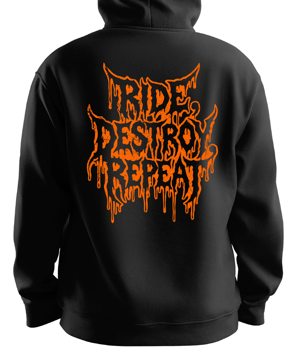 Ride, Destroy, Repeat Pullover Hoodie