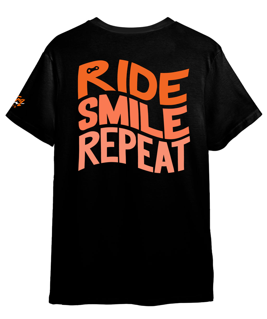 Ride, Smile, Repeat Short Sleeve T-Shirt