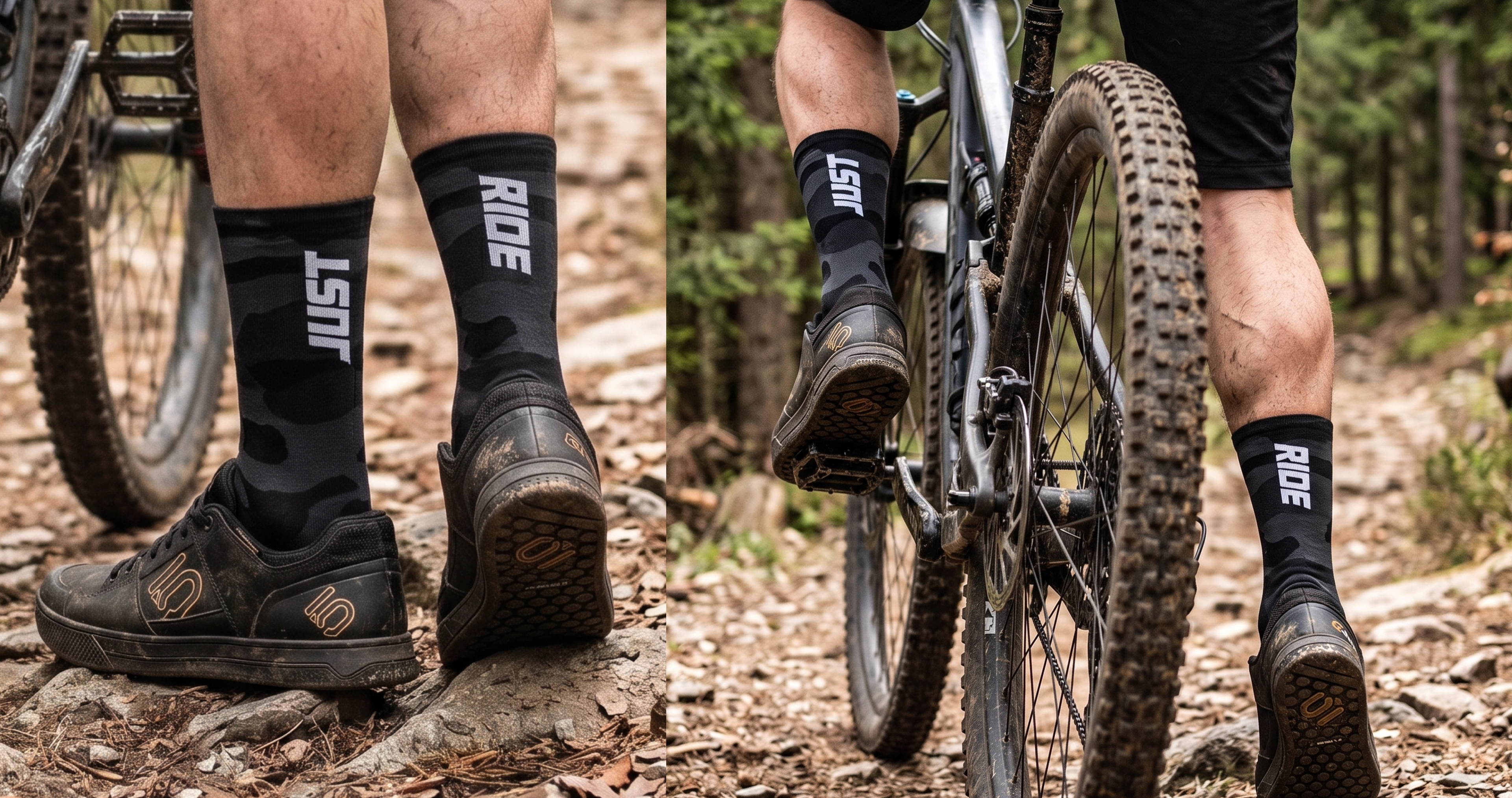 BLKND ⚡ "Just Ride" Socks