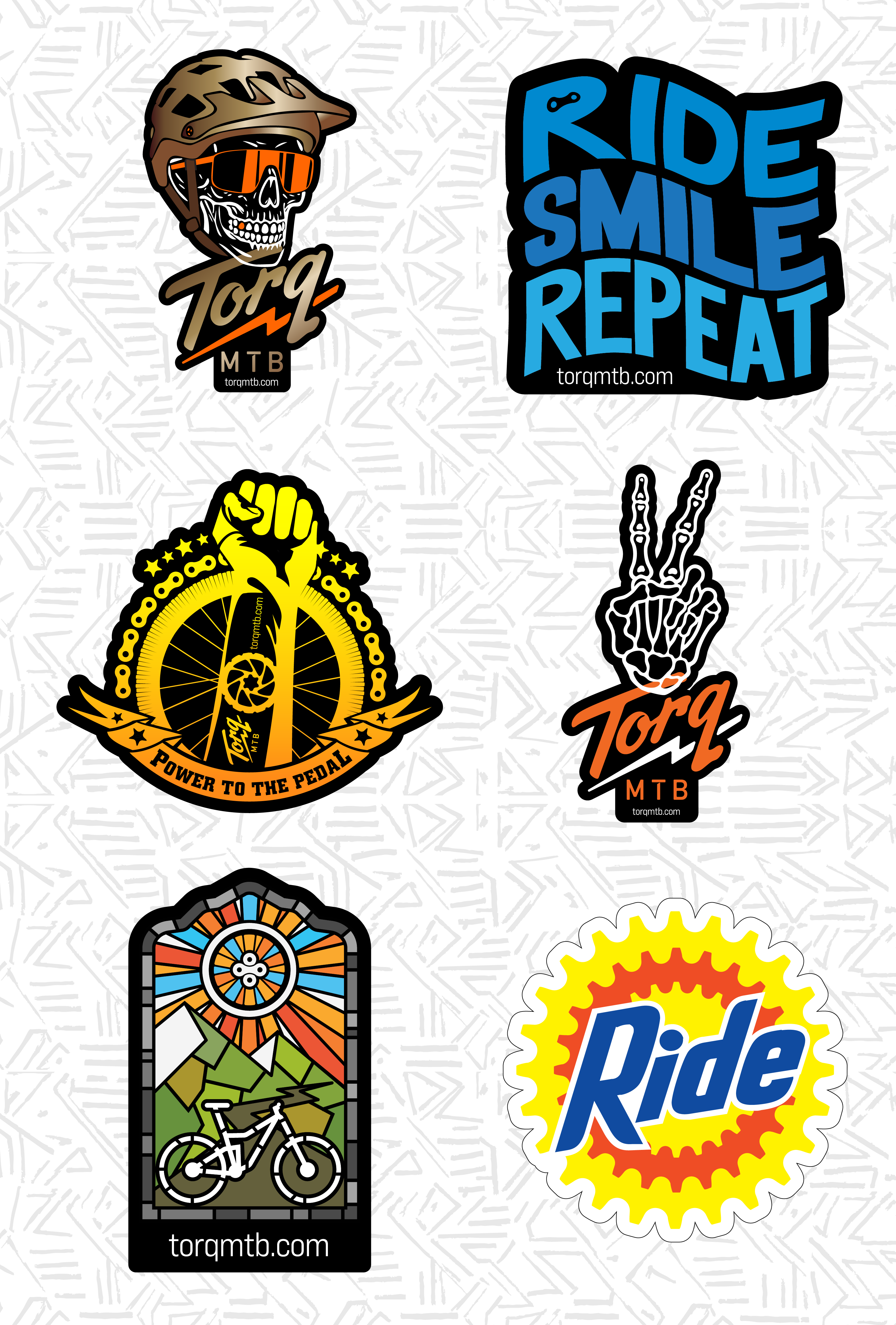 Torq MTB Sticker Pack