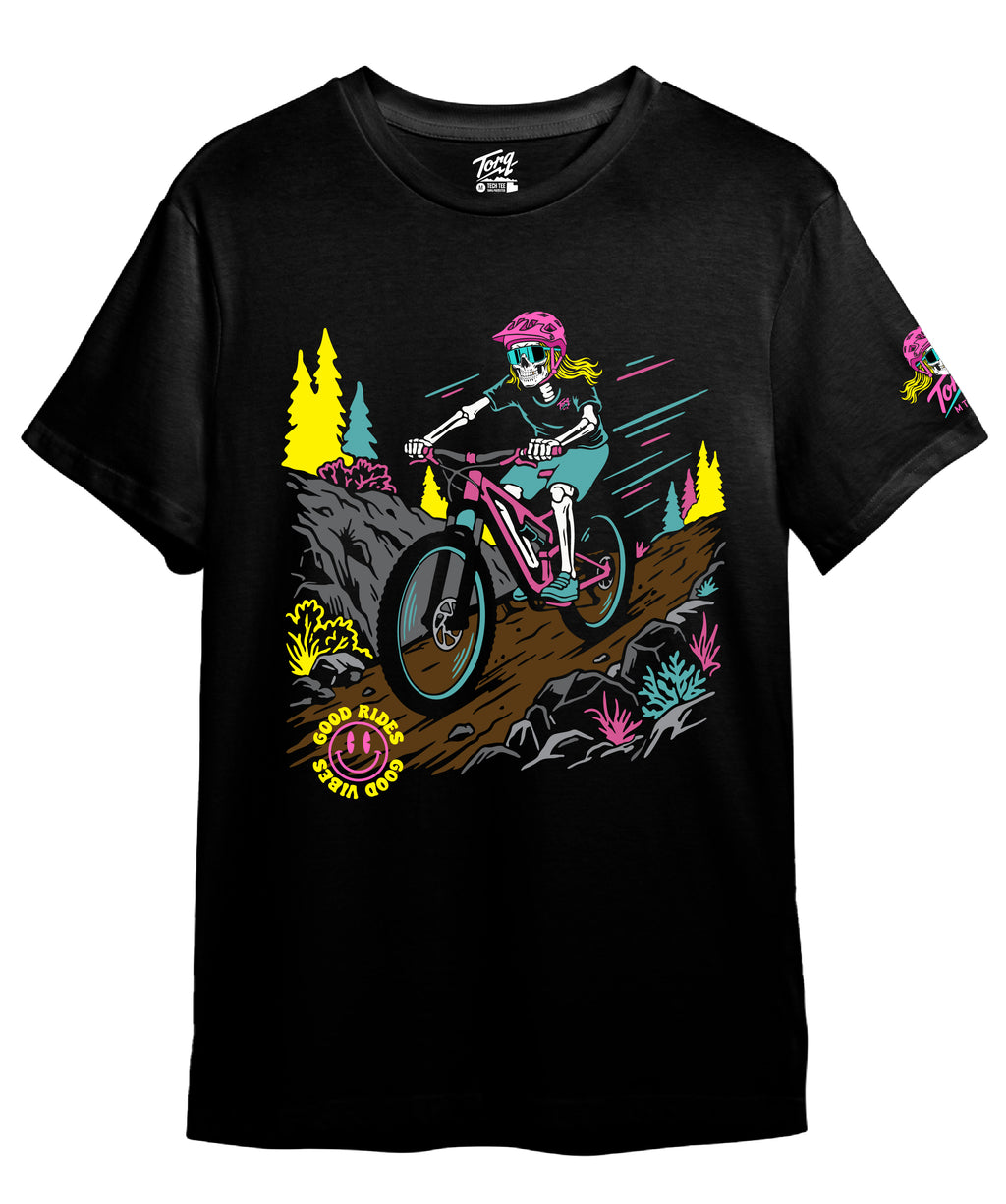 Good Rides, Good Vibes Graphic Tech Jersey - Torq MTB