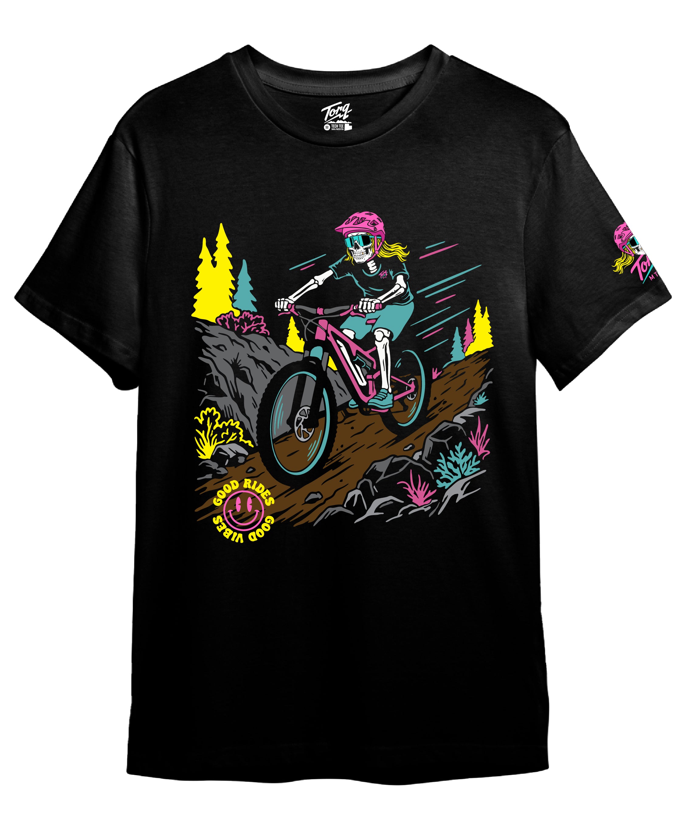 Good Rides, Good Vibes Graphic Tech Jersey - Torq MTB