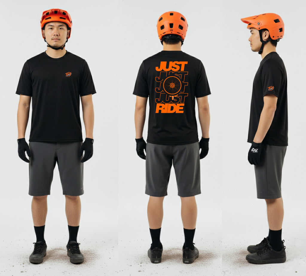 Just Just Just Ride Trail Tech Tee