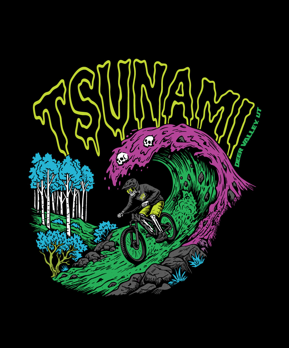 Tsunami Trail T Shirt | Deer Valley, UT