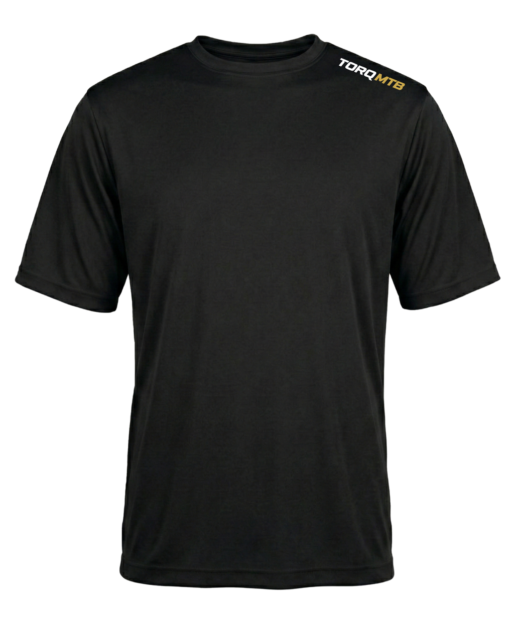 Torq MTB Apparel Topo The World graphic tech jersey featuring a colorful map design and breathable fabric for cycling.